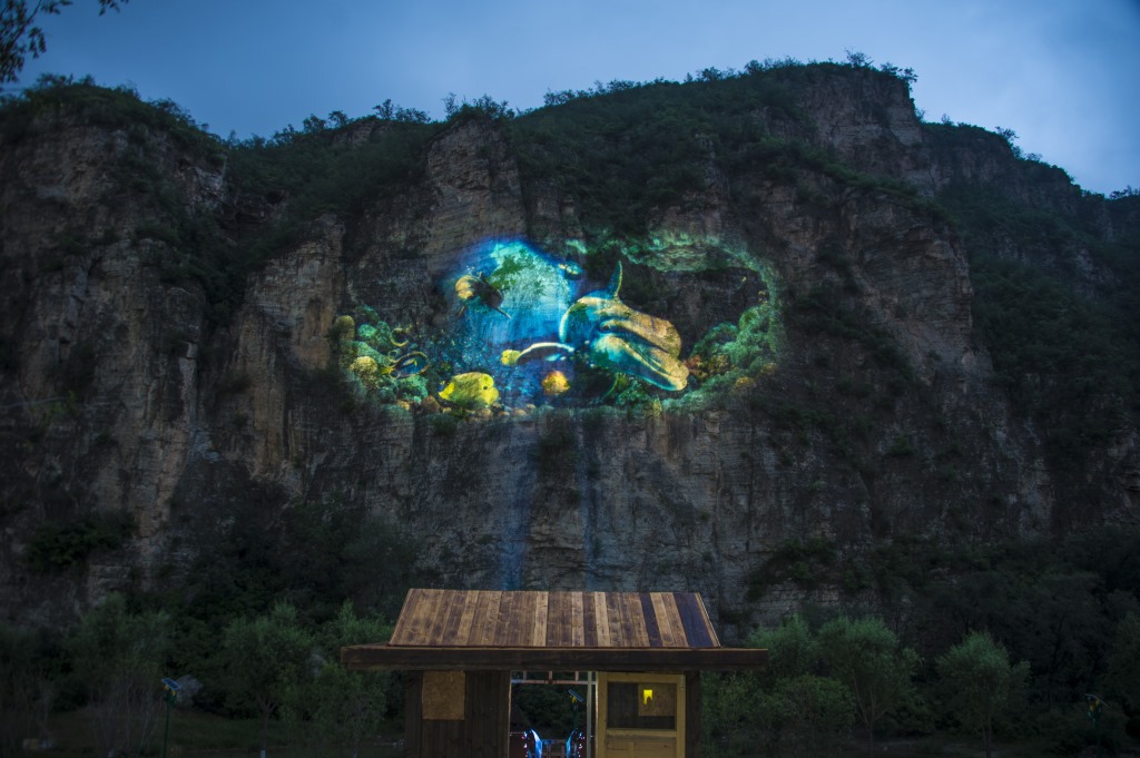 x1山体灯光艺术投影_巨幕裸眼3d山体灯光秀主题公园灯光投影-阿里巴巴