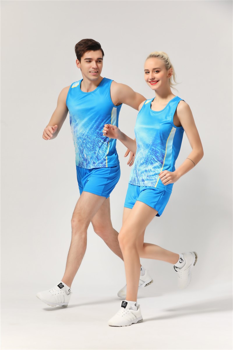田径训练服男定制长跑比赛服装体考运动背心短跑马拉松跑步套装女