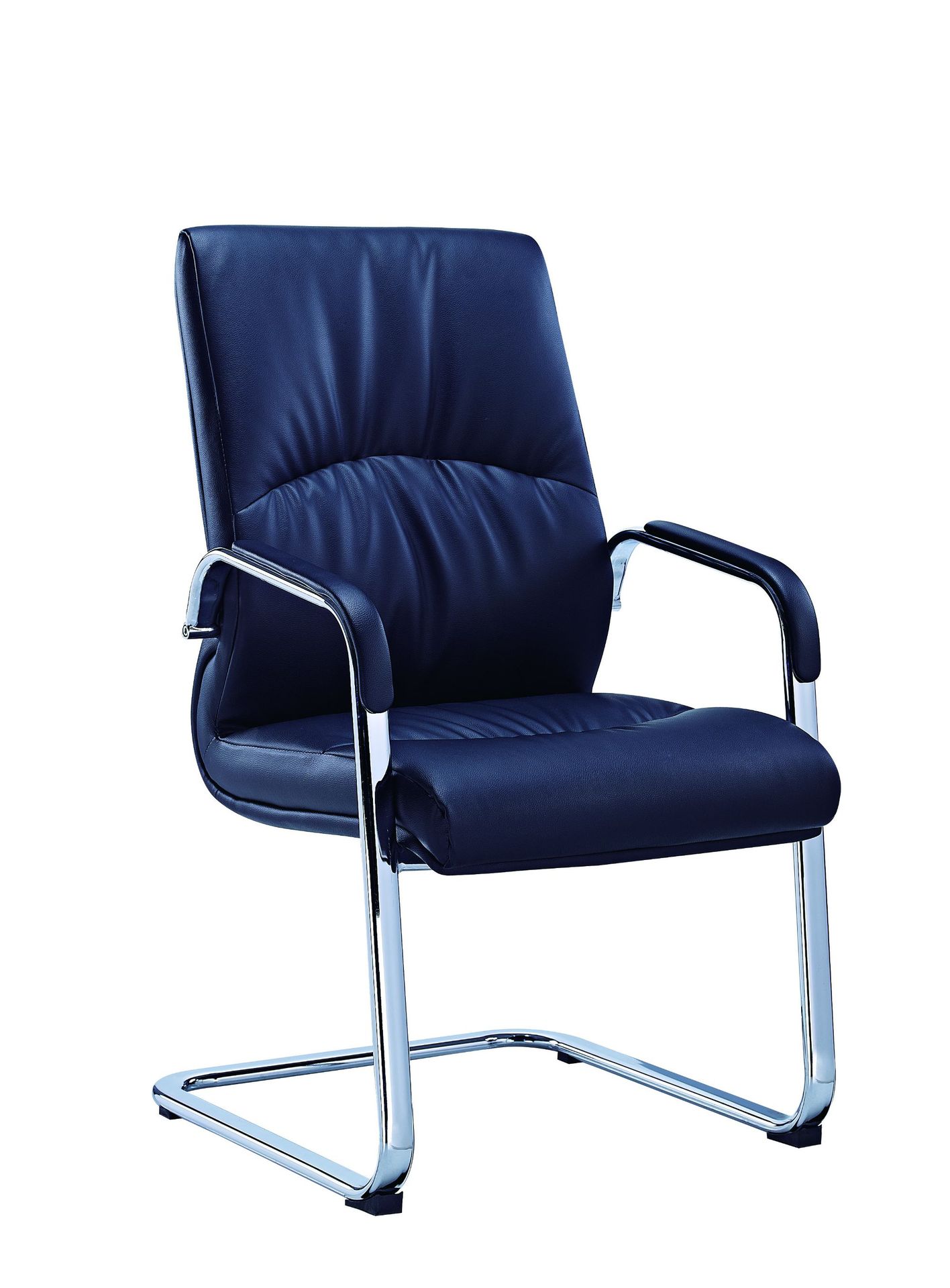 轻巧型皮质固定会议椅会客椅公共接待椅大班桌配套班前椅固定椅