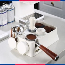 Bincoo多功能咖啡压粉底座51/58mm意式布粉收纳器具咖啡粉敲渣盒