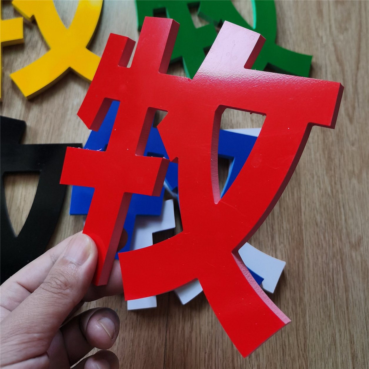 定制公司招牌背景形象文化墙亚力克字水晶字pvc雪弗字门头广告字