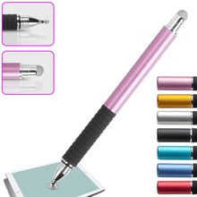 导电布头吸盘触摸笔跨境手绘游戏点读机手写笔透明金属两用电容笔