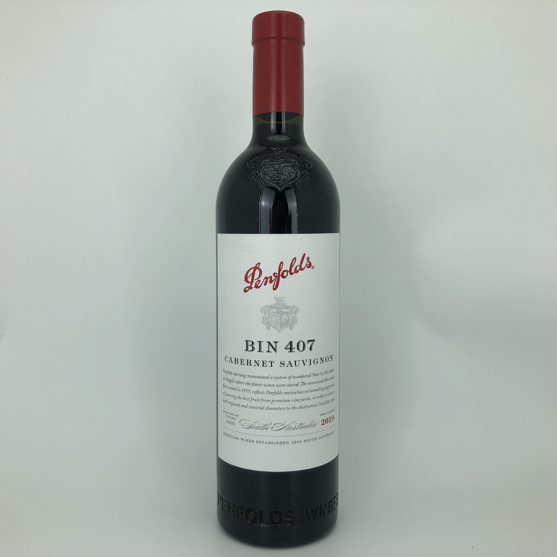 正品红酒跨境直采现货批发澳大利亚奔/富penfold bin 407红葡萄酒