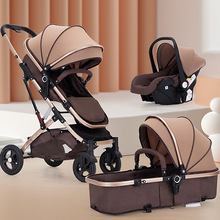 提篮婴儿推车可坐可躺轻便双向高景观折叠避震新生儿宝宝手推车