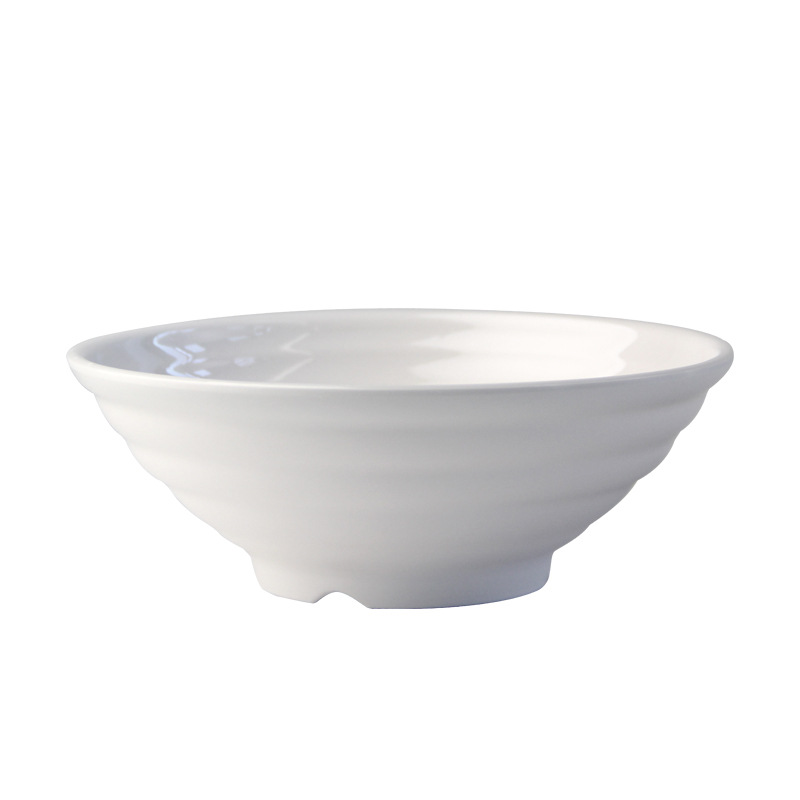 Xu Bai A5 Melamine Noodle Bowl Spiral Ramen Bowl Commercial Spicy Hot Pot River Snail Rice Noodle Bowl Breakfast Bowl Soup Powder Bowl Wholesale