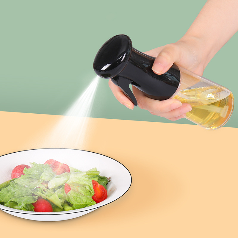 升级款家用气压式喷雾化烧烤喷油瓶玻璃厨房橄榄油酱油香油喷油壶