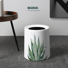 日式创意家用双层垃圾桶客厅卫生间厨房厕所卧室办公室分类拉圾筒