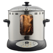 家用烤鸡炉烤鸭炉电烤炉无烟小型全自动旋转专用烧鸡炉缸烤肉串机