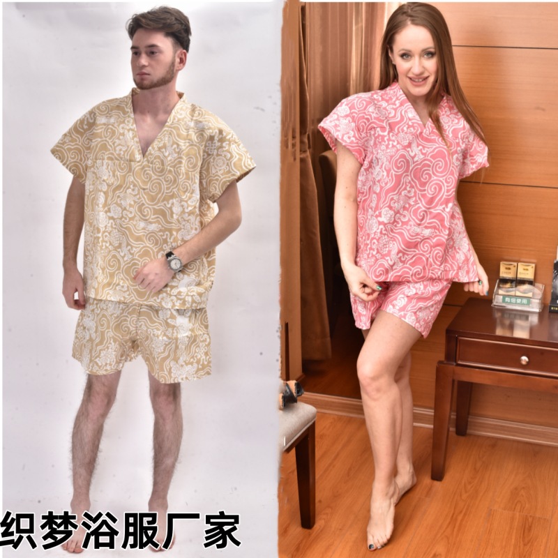 2元低价一次性浴服大码汗蒸服女艾灸理疗服男桑拿服中医酒店温泉