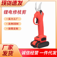 锂电修枝剪电动剪刀园林手持式树枝修剪无线便携电动工具批发