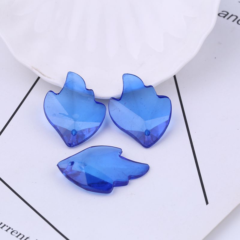 diy手工串珠材料包批发透明珠大枫叶亚克力珠子散珠珠帘金鱼尾巴