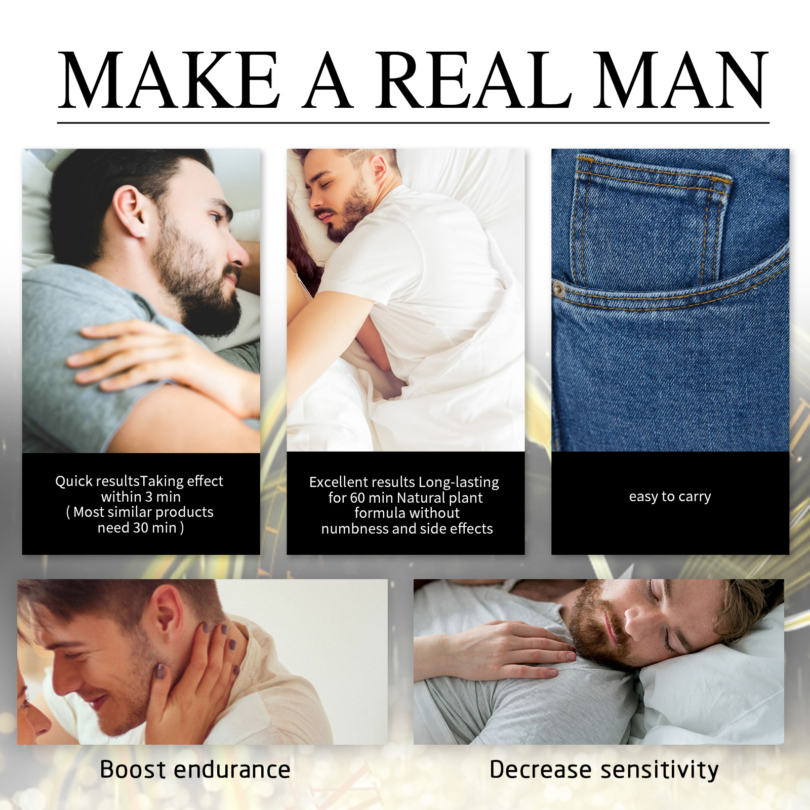 North Moon Men's Care Spray Men's Body Massage Care Spray