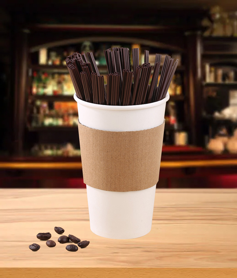 奋进牌 厂家现货供应 一次性热饮吸管塑料三孔咖啡吸管咖啡搅拌棒