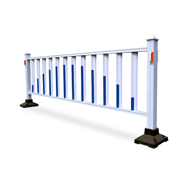 实体厂家定制锌钢马路城市道路护栏 小区停车场人车分流隔离栏杆