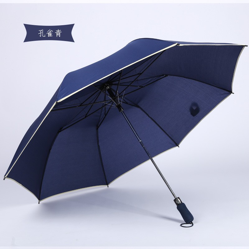 Umbrella Spot Goods 56-Inch Ultra Large Umbrella Two-Fold Golf Umbrella Automatic Folding Business Gift Umbrella Printable Logo