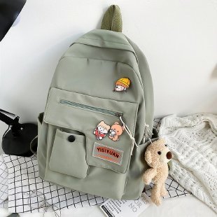 2022 Spring New Large Capacity Junior and Middle School Students Campus Partysu Schoolbag Girls Casual Backpack Wholesale