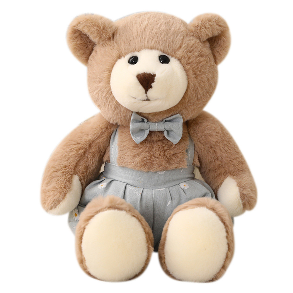 创意新款情侣熊公仔跨境毛绒玩具欧美风布娃娃穿衣裙子抱抱熊玩偶