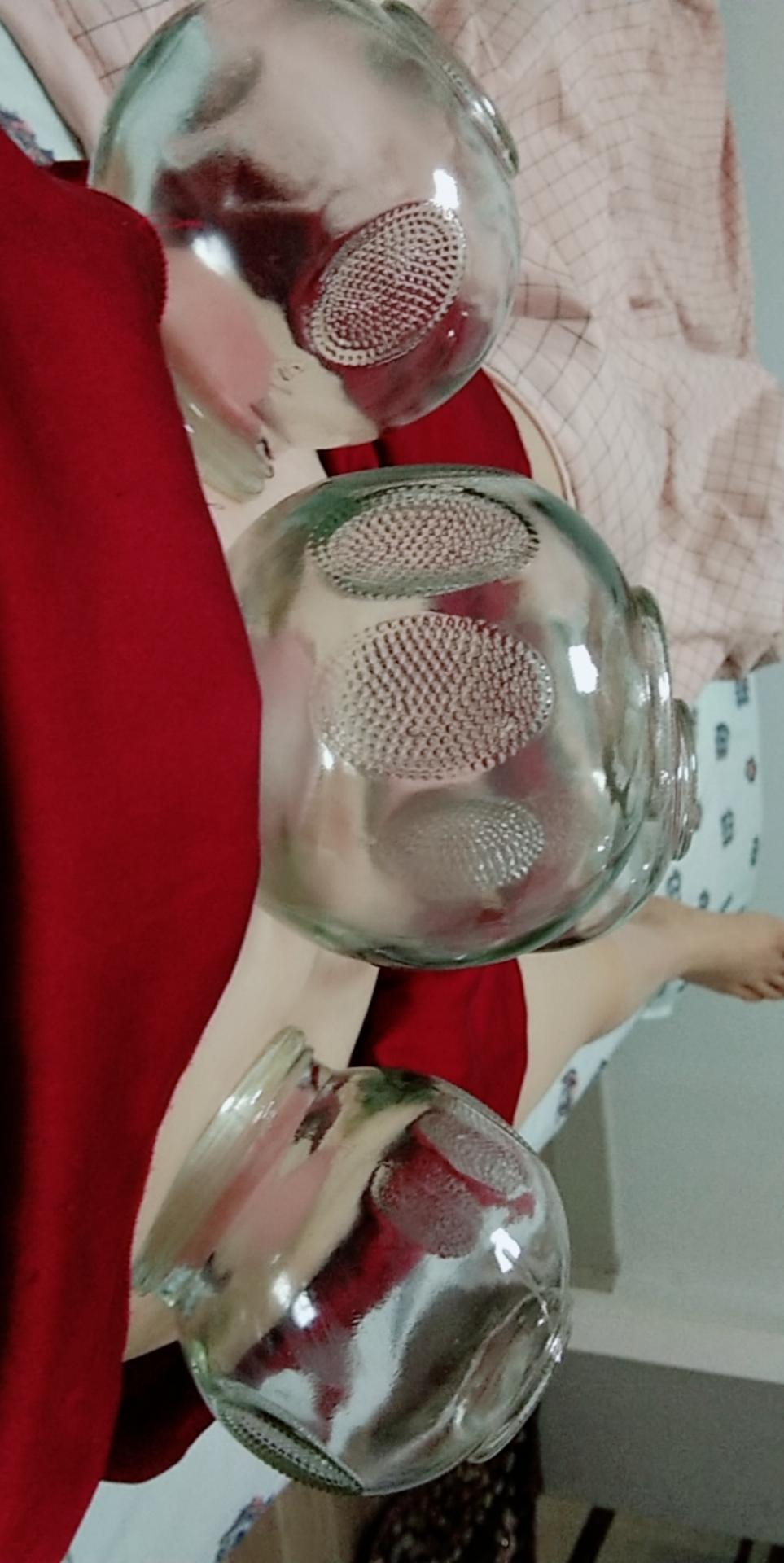 散装玻璃拔罐一个拔火罐玻璃真空拔罐器瓶拨