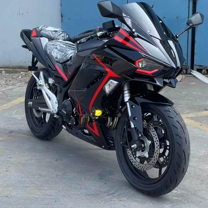 国产h2地平线摩托车机动车跑车公路趴赛汽油重机整车北京可上牌