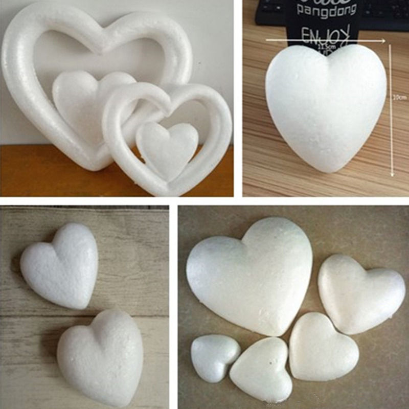 手工制作材料diy手工婚庆装饰泡沫模型龙泡沫空心爱心桃心字母心