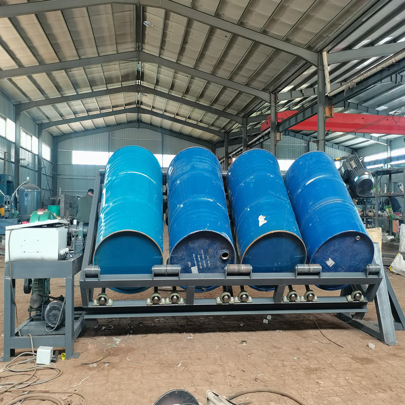 转桶倾斜同时运转清洗机鑫源机械供应全自动油桶洗桶机操作步骤