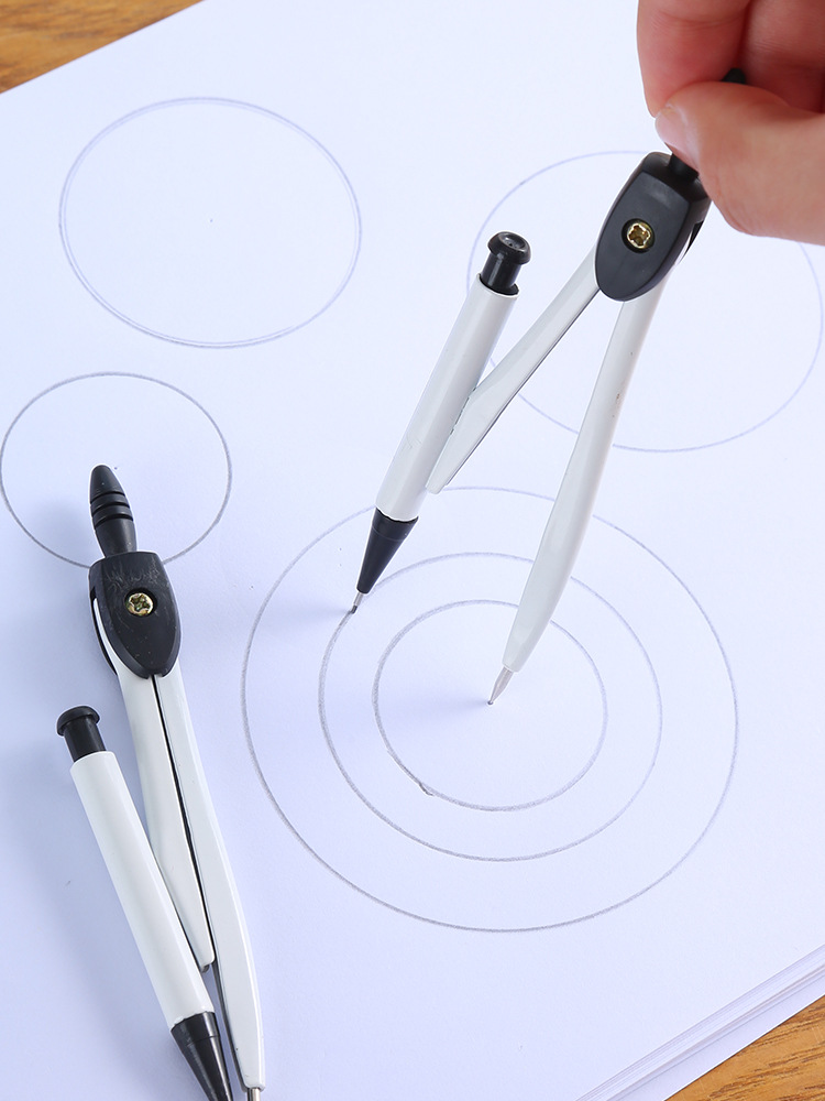 金属圆规小学生初中生考试数学文具套装几何教学绘图文具用品