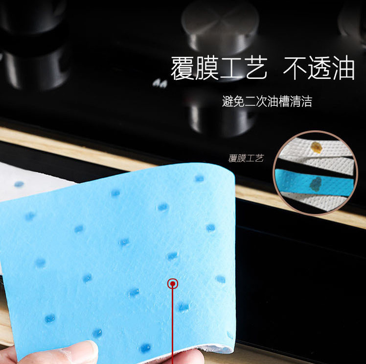 Kitchen Ventilator Grease Absorbent Cotton Universal Household Oil Proof Sticker Facial Tissue Oil Sink Special Filter Screen Side Suction Box