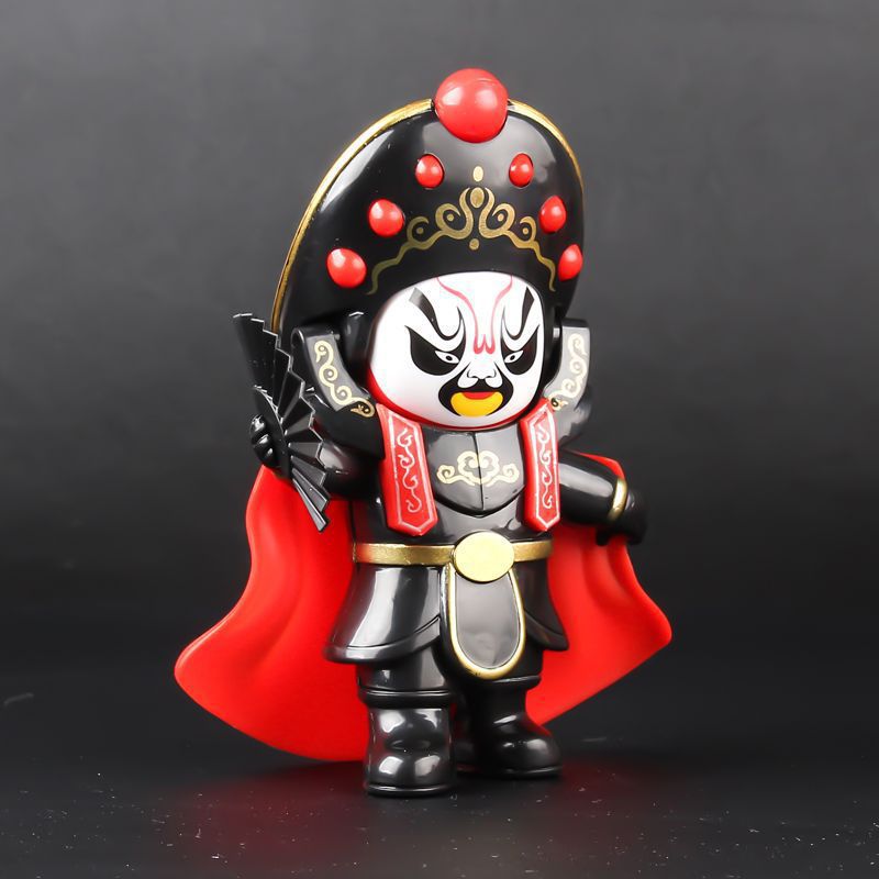 Chinese Essence Culture Sichuan Opera Doll Peking Opera Face-Changing Baby Facial Makeup Special Hand-Made Gift Souvenir Doll Toy Wholesale