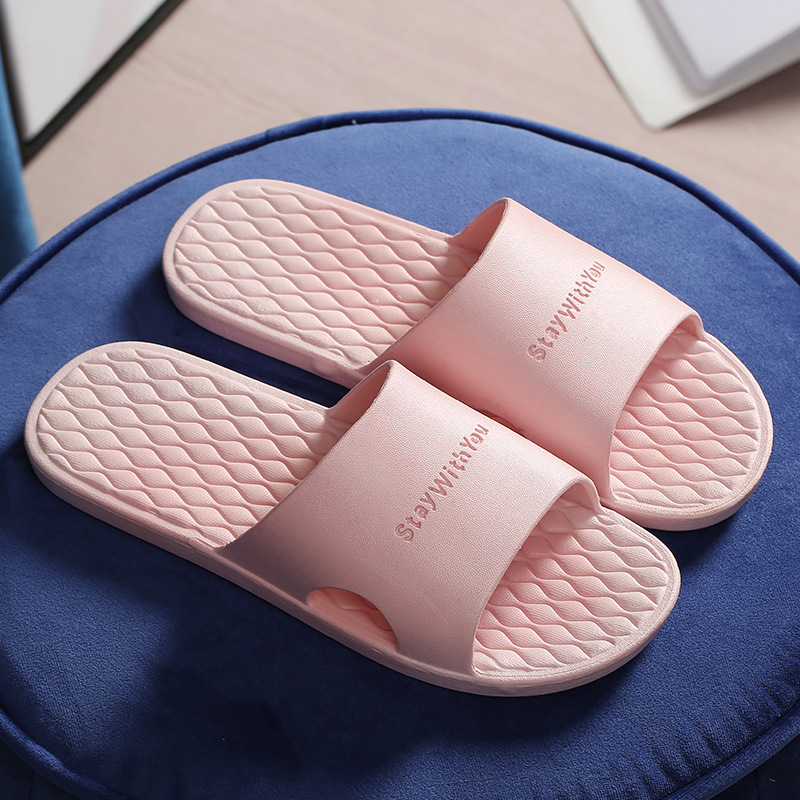 2023 Slippers for Women Summer Household Indoor Non-Slip Bathroom Home Hotel Soft Bottom Couple Bathing Slippers for Men