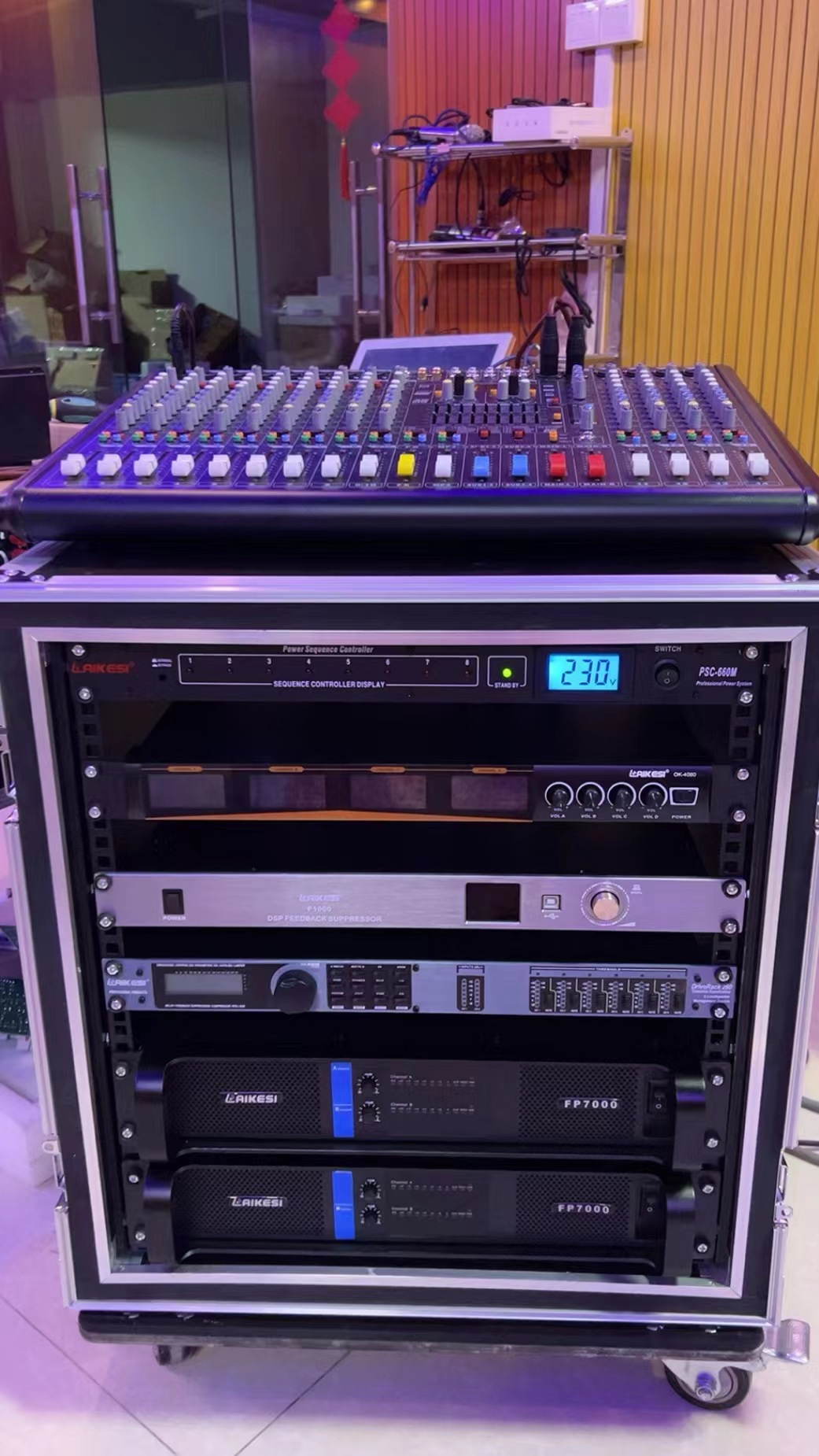 莱克斯 家庭ktv音响套装全套影院k歌会议卡拉ok家用唱歌音箱kp612