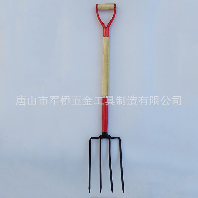 factory wholesale export to south american market roll forging steel fork four teeth garden fork agricultural four shares steel fork