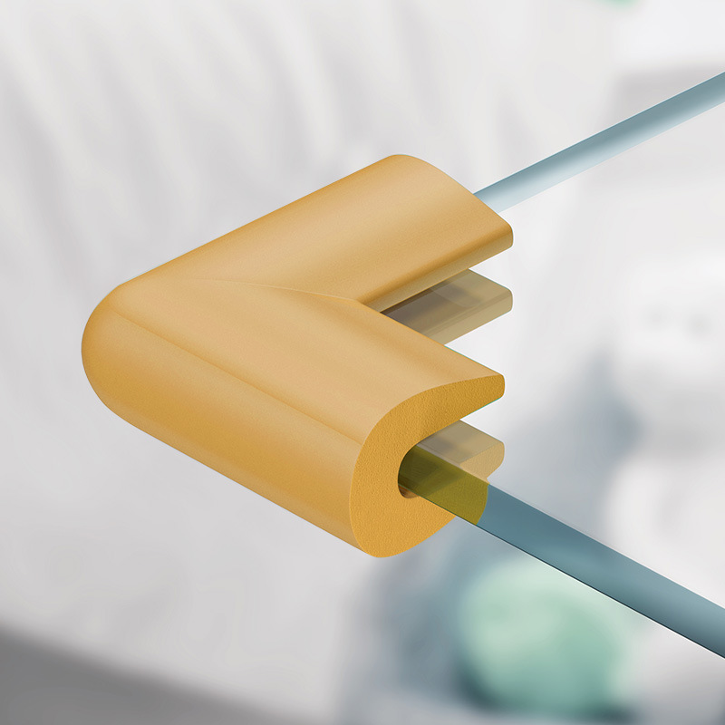 钢化玻璃护角儿童桌角包边直角防撞角茶几边角保护套u型防磕碰贴