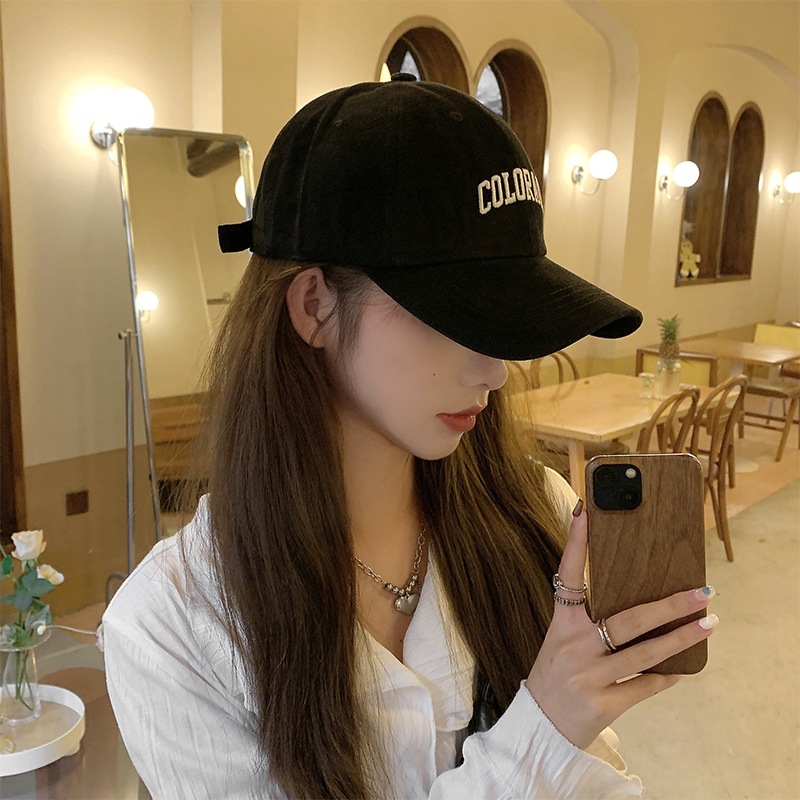 baseball cap for women fashionable all-matching spring and summer new personalized letters sun protection hat travel classic internet celebrity peaked cap for men