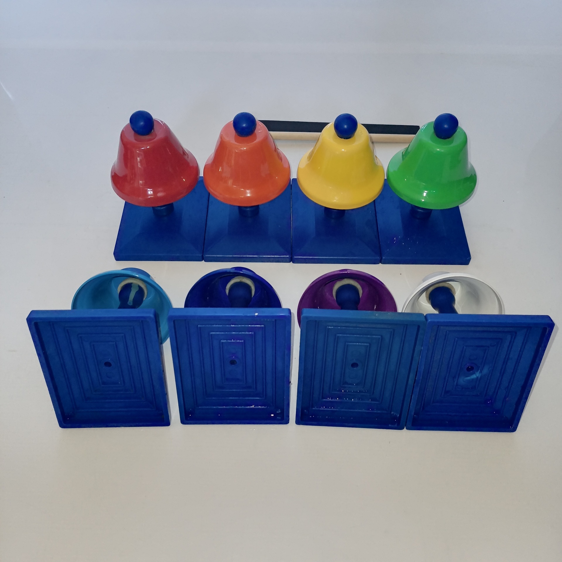 奥尔夫乐器 打击乐器 幼教教具 演奏乐器 敲钟 底托碰钟 八音碰钟