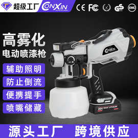 makita牧田气动电动喷漆枪油漆喷枪工具乳胶漆锂电喷枪跨境LED灯