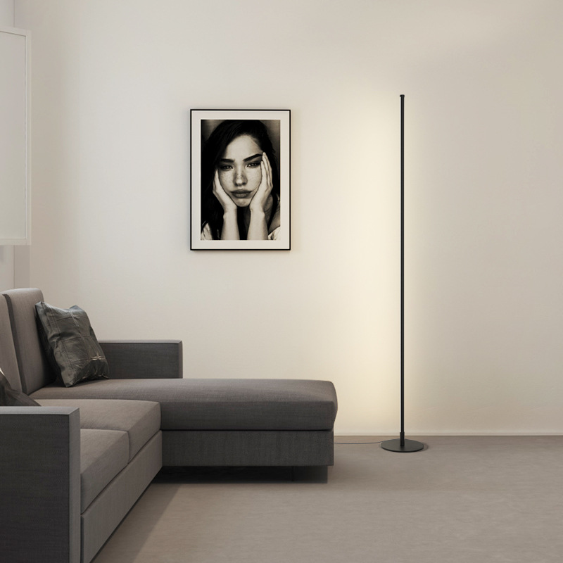 Floor Lamp LED Lamp in the Living Room Modern Simple and Fashionable Nordic Bedroom Creative Loft Apartment Hotel Lighting
