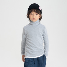 童装2023年秋冬新款儿童打底衫长袖韩版男女童保暖高领中小童上