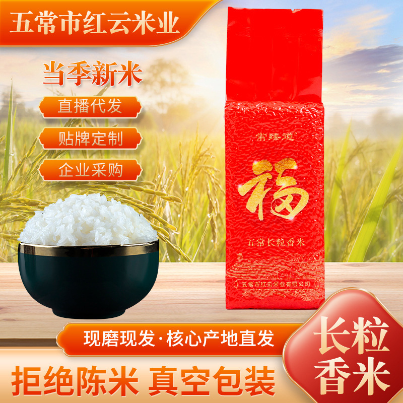 长粒香米批发五常大米包邮1斤真空装现磨现发东北特产黑龙江大米