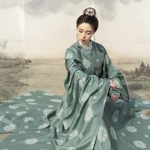 夏设计原创设计禅茶女装绿色民族风盘扣汉服文艺裙子