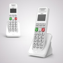现货 大而信 D1018 商务办公家庭手持数字无绳电话机低辐射 跨境