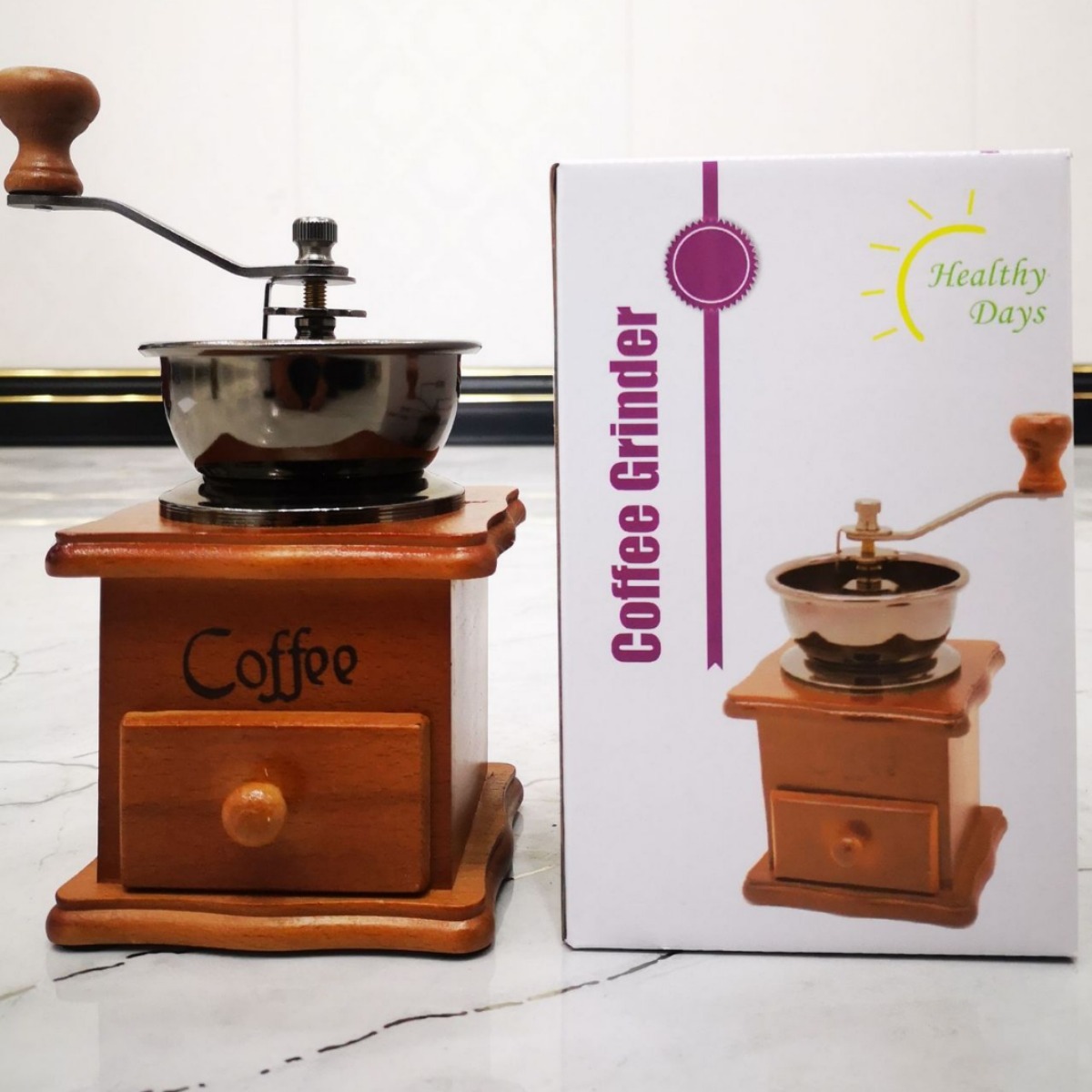 coffee machine Manufacturer Supply Manual Grinding Machine Coffee Grinder Support Customer Logo