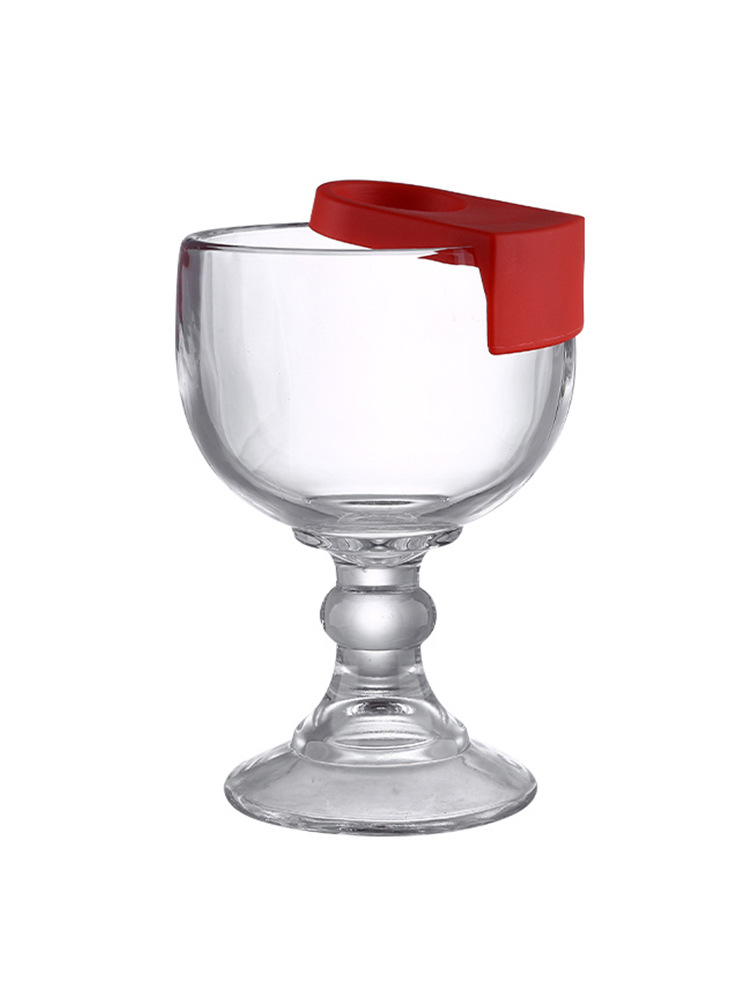 鸡尾酒卡扣杯网红同款创意简约玻璃高脚杯啤酒红酒柯林杯倒扣酒杯