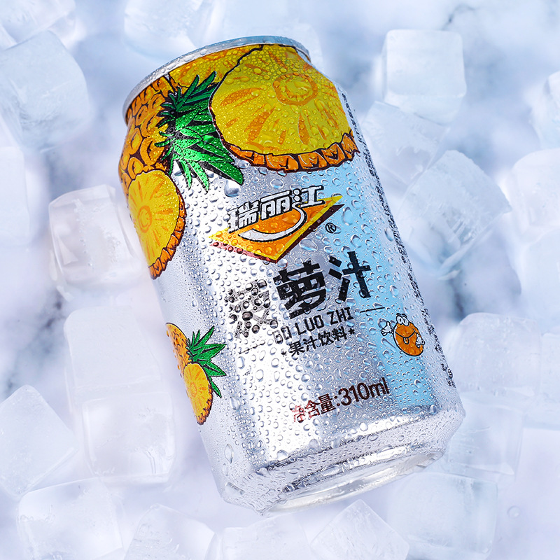 瑞丽江菠萝汁310ml*24罐整箱装柠檬汁酸角汁云南特产果汁饮品批发