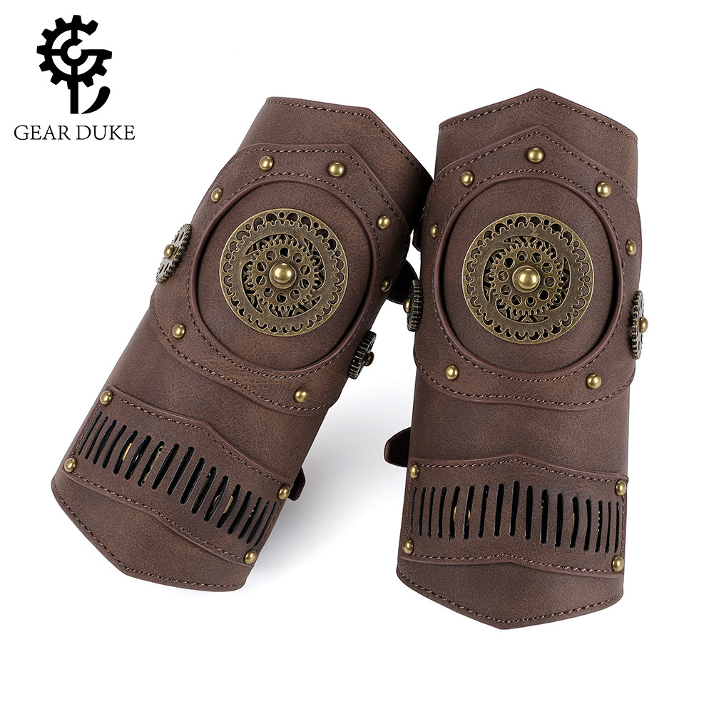 蒸汽朋克手环复古做旧金属手臂护腕 影视拍摄cosplay节日派对道具