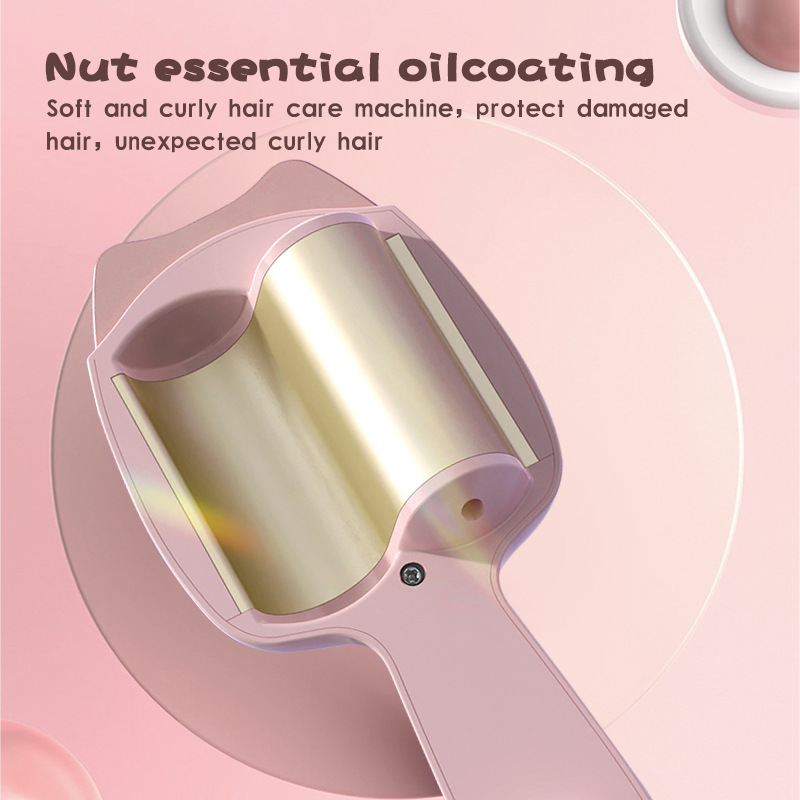 New Cat's Paw Egg Roll Hair Curler Student Egg Roll Hair Perm 32mm Water Egg Hair Curler Plywood Dual-Use Artifact