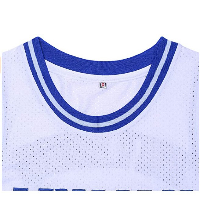 单挑 电影版篮球服34号 雷阿伦 球衣allen君子雷复古刺绣男天蓝白