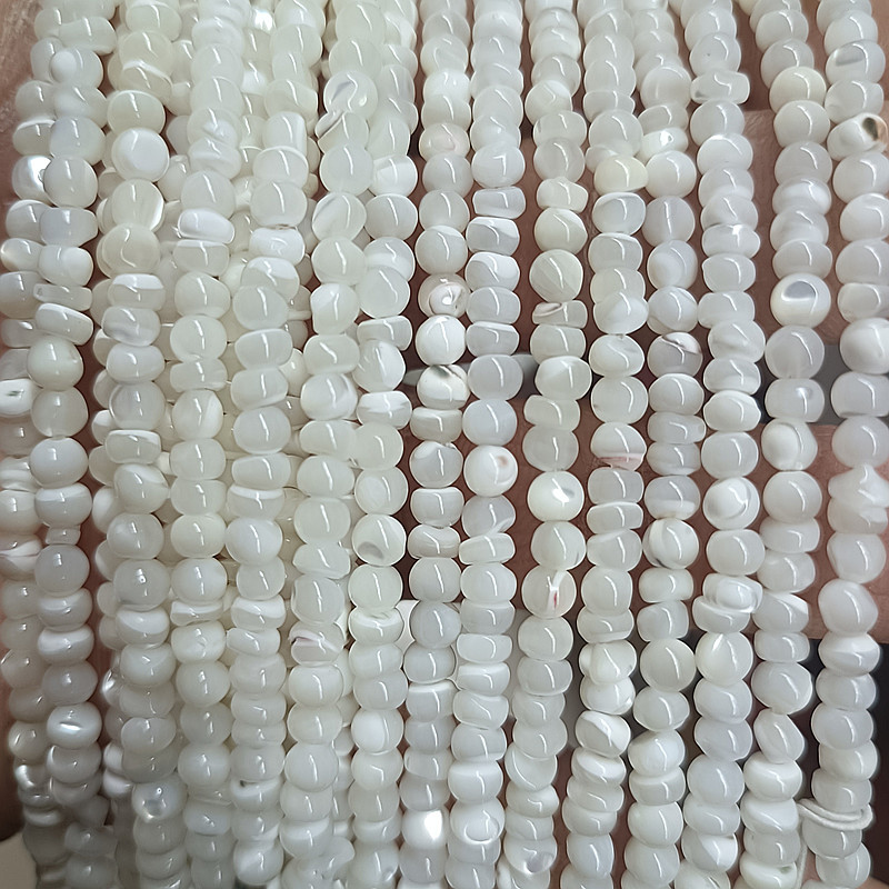 Deep Sea Shell Special-Shaped Beads Horseshoe Snail Irregular Spacer Beads DIY Jewelry Door Curtain Beaded Decorative Accessories