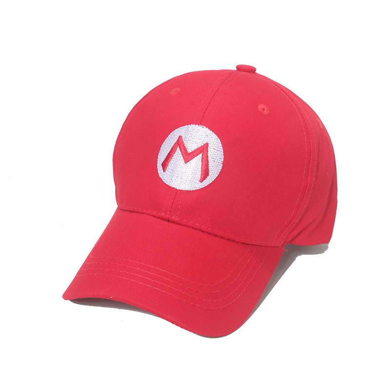 Wholesale Super Mary Mario Brothers Washed Canvas Hat Sun Protection Sun Hat Peaked Cap Baseball Cap Cartoon