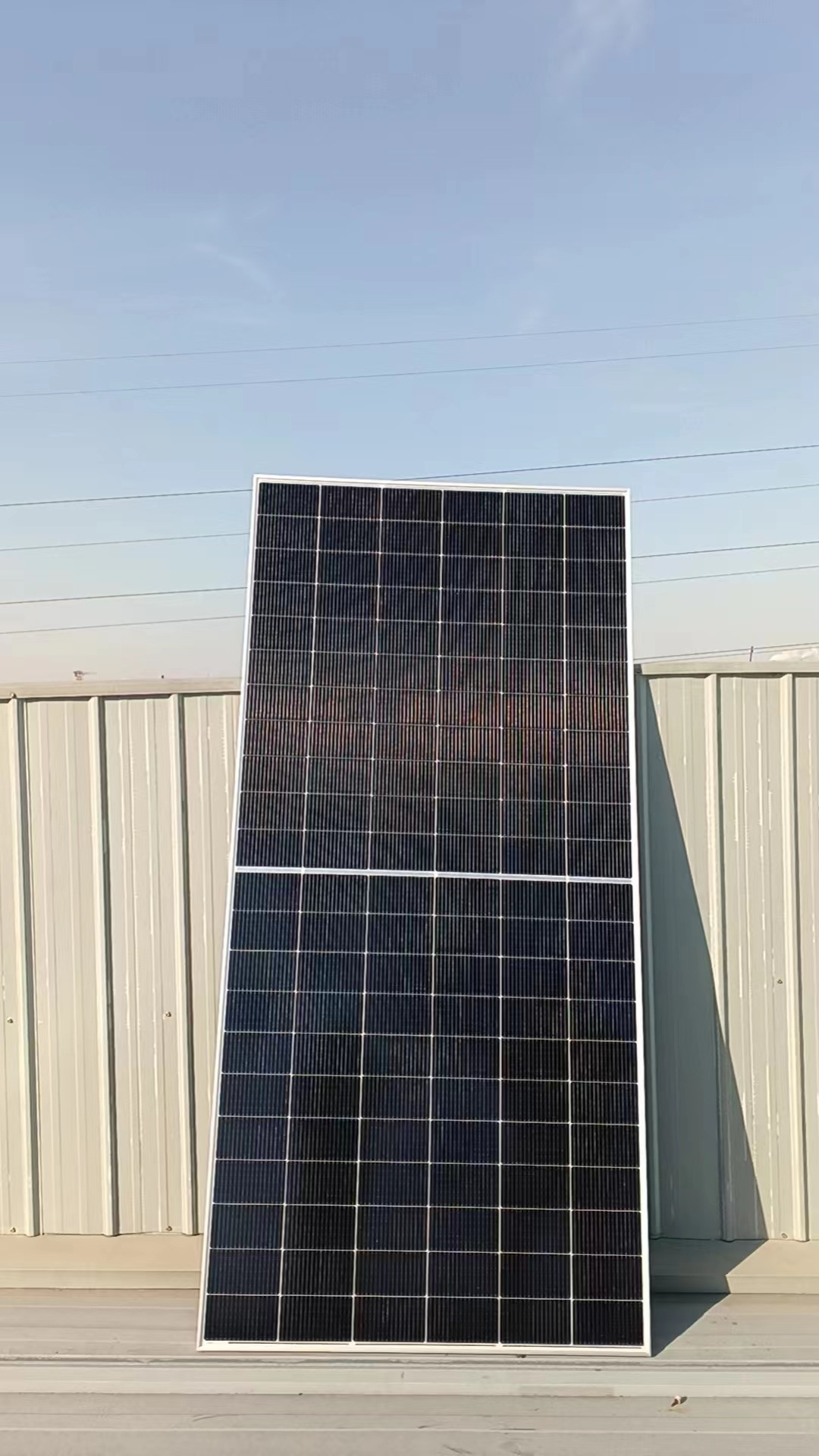 天合n型topcom 600w双面双玻太阳能光伏板 太阳能电池板现货直发