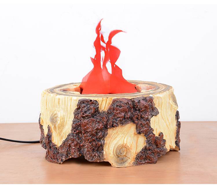 假火盆ktv篝火晚会创意电子过年商场火盆假火把酒吧鬼屋恐怖火焰